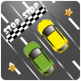 icon Two Car Traffic Rush