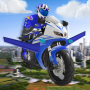 icon Futuristic Flying Moto Racing