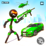 icon Stickman Robot Car Transform: War Robot Games