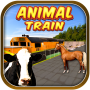 icon farm animal transport train 3d