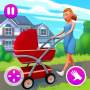 icon Mother Simulator: Family life for intex Aqua A4