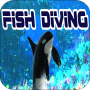 icon Fish Diving for LG K10 LTE(K420ds)