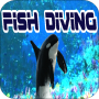 icon Fish Diving for LG Q6a