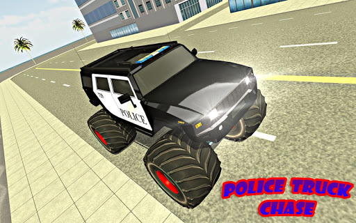 Police Monster Truck Driver : Extreme Thief Chase