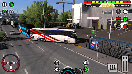 Euro City Coach Bus Driving 3D