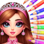 icon Princess Girl Coloring Games for Samsung S5830 Galaxy Ace
