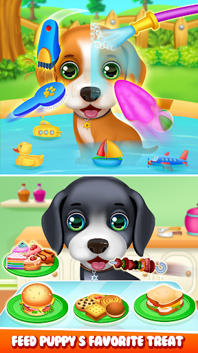 Baby puppy care salon games