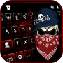 icon Cool Gangster Skull Keyboard Background for Samsung Galaxy J2 DTV