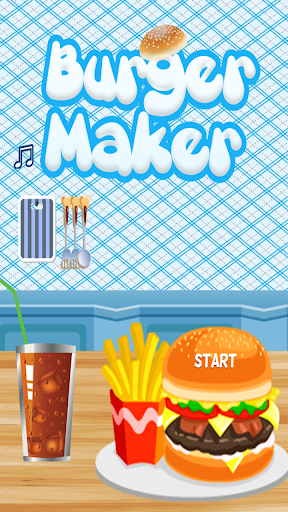 Kids Burger Maker Cooking Game