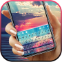 icon Aesthetic Sun Rise Keyboard Background for LG K10 LTE(K420ds)