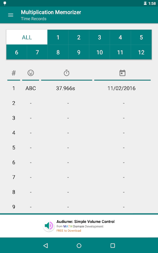 Multiplication Memorizer