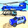 icon Police Car Transport Truck: New Car Games 2020