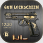 icon Gun Shooting Lock Screen - Pistol Lock screen