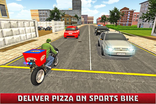 Moto Pizza Delivery Boy 3D