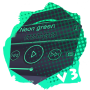icon V3 Neon green