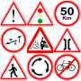 icon Traffic Sign Test Offline for LG Q6a