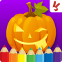 icon Kids coloring book halloween