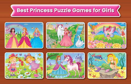 Kids Jigsaw Princess Puzzles - Game for Girls