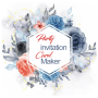 icon Party Invitation Card Maker for intex Aqua A4