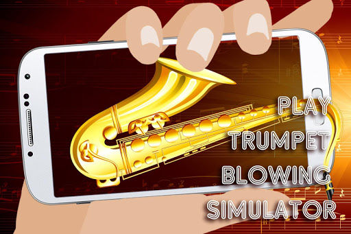 Play trumpet blowing simulator