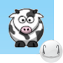 icon Flying Cow (Breathing Games) for intex Aqua A4