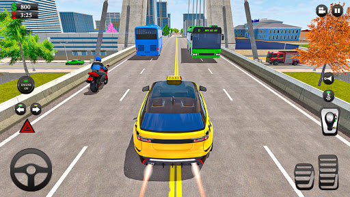 Modern Taxi Driver Car Games