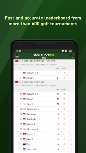 Golf Live 24 - golf scores