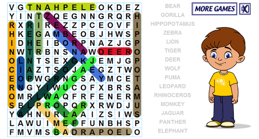 Word Search -Crossword Puzzle