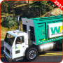 icon Garbage Dump Truck Driving 3D