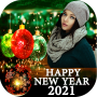 icon Happy New Year 2021 - New Year Photo Frame