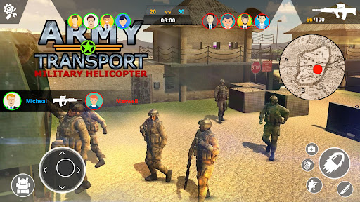 Army Transport Helicopter Game