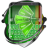 icon Green Leaf Keyboard 11.1 Purple Grey