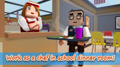 High School Cafeteria Cashier: Chef Cooking Sim