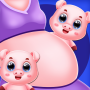 icon Baby pig mommy newborn for Doopro P2