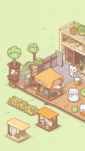 Meow Meow Cafe: Idle food Bar