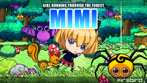 GIRL RUNNING THROUGH FOREST MIMI