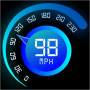icon Speedometer - Car distance tracker or speed meter