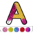 icon Alphabets Coloring Book Glitter 3