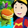 icon Little Wonder woman jumping for Samsung S5830 Galaxy Ace