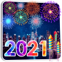 icon New Year 2021 Greetings, Wallpapers for Sony Xperia XZ1 Compact