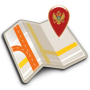 icon Map of Montenegro offline