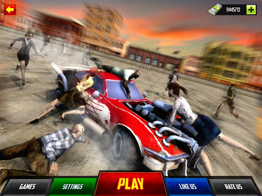 Zombie Car Smash Derby