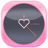icon Pink Love Clock Widget 7.5.2
