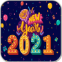 icon Happy new year status 2021