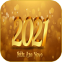 icon Mensagem de Feliz ano novo 2021 cartões saudações for Doopro P2