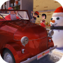 icon Christmas 3D Santa Car Parking