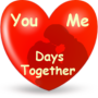 icon Days together widget wallpaper for Samsung Galaxy J2 DTV