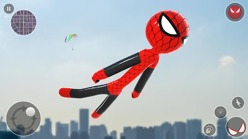 Spider stickman rope hero: War