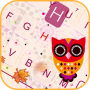 icon Cute Owls Emoji Keyboard for oppo F1