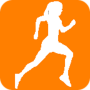 icon pedometer step count calories